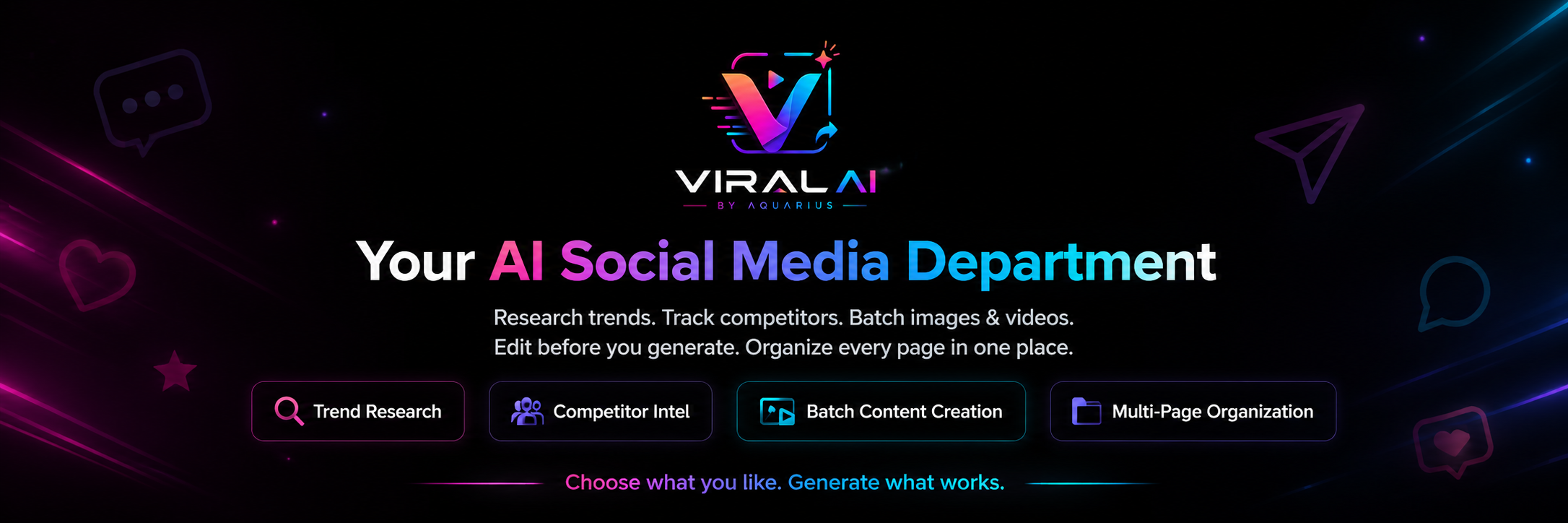 Viral AI - Your AI Social Media Department